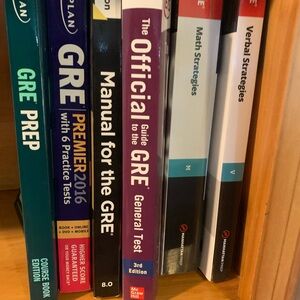 Bundle of GRE PREP books